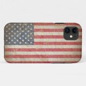 USA-Flagge Case-Mate iPhone Hülle (Rückseite (Horizontal))