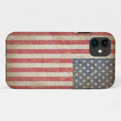 USA-Flagge Case-Mate iPhone Hülle (Rückseite (Horizontal))