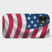 USA-Flagge Case-Mate iPhone Hülle (Rückseite (Horizontal))
