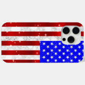 USA-Flagge Case-Mate iPhone Hülle (Rückseite (Horizontal))