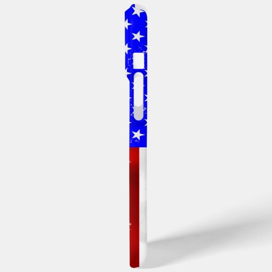 USA-Flagge Case-Mate iPhone Hülle (Rückseite / Links)
