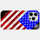 USA-Flagge Case-Mate iPhone Hülle (Rückseite (Horizontal))