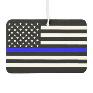 USA-Flagge Das Thin Blue Line-Thema Autolufterfrischer