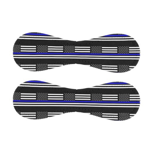 USA-Flagge Das Thin Blue Line-Thema Baseball (Paneele)