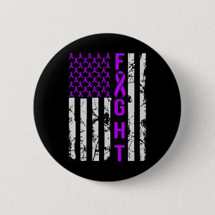 Usa-Flagge Distressed N Heimerheimer's Bewusstsein Button