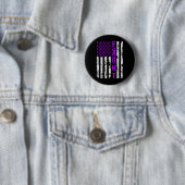 Usa-Flagge Distressed N Heimerheimer's Bewusstsein Button (Beispiel)