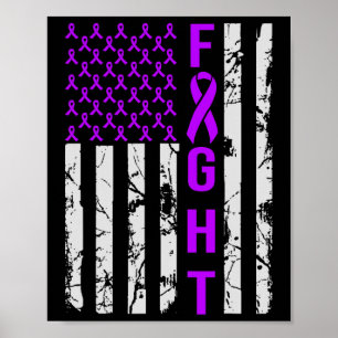 Usa-Flagge Distressed N Heimerheimers Bewusstseins Poster