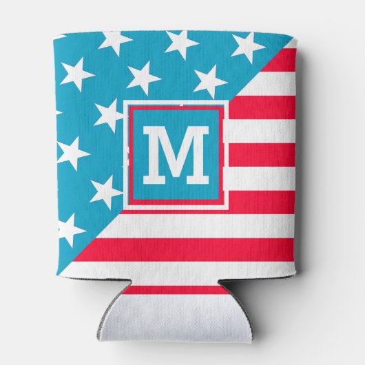 USA-Flagge Dosenkühler (Rückseite)