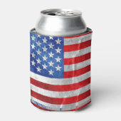 usa-Flagge Dosenkühler (Kanne Vorderseite)