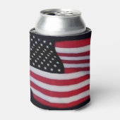 USA-Flagge Dosenkühler (Kanne Vorderseite)