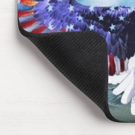 USA-Flagge Eagle Mousepad (Ecke)