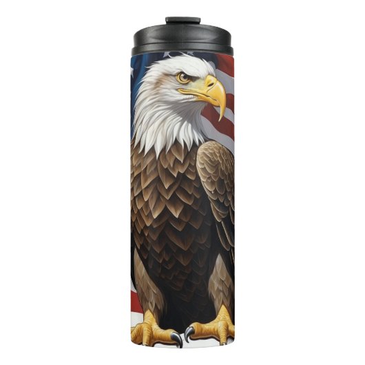 *~* USA Flagge EAGLE Patriotic Bold America AP16 Thermosbecher (Vorderseite)