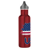 USA-Flagge Edelstahlflasche (Links)