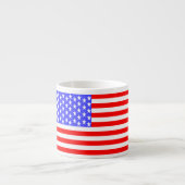 USA-Flagge Espressotasse (Vorderseite)