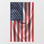 USA-Flagge Fensteraufkleber (Blatt)