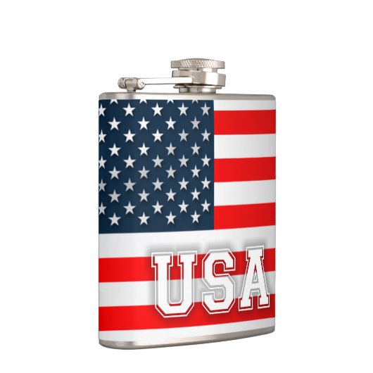 USA-Flagge Flachmann (Rechts)