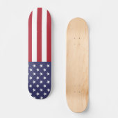 USA-Flagge, Flagge der USA Skateboard (Vorderseite)