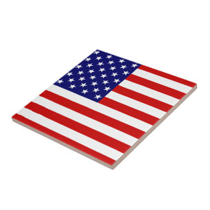 USA-Flagge Fliese