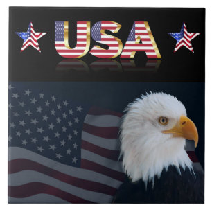 USA-Flagge Fliese
