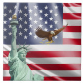 USA-Flagge Fliese (Vorderseite)