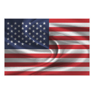 USA-Flagge Fotodruck