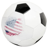 USA-Flagge Fußball (Dreiviertel)