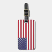 USA-Flagge Gepäckanhänger (Vorderseite vertikal)
