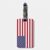 USA-Flagge Gepäckanhänger (Rückseite vertikal)