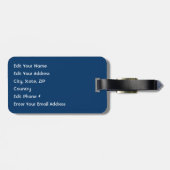 USA-Flagge Gepäckanhänger (Rückseite horizontal)