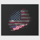 USA-Flagge Geschenkpapier (Flach)