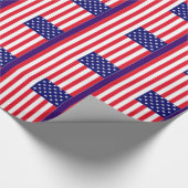 USA-Flagge Geschenkpapier (Ecke)