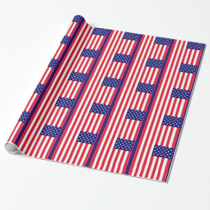 USA-Flagge Geschenkpapier