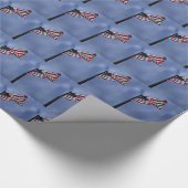 USA-Flagge Geschenkpapier (Ecke)
