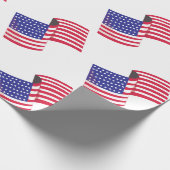 USA-Flagge Geschenkpapier (Ecke)