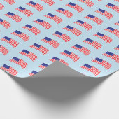 USA-Flagge Geschenkpapier (Ecke)