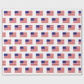 USA-Flagge Geschenkpapier (Flach)