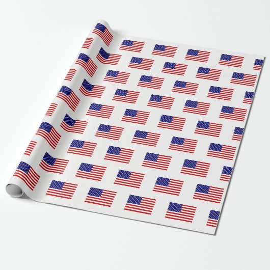 USA-Flagge Geschenkpapier (Ungerollt)