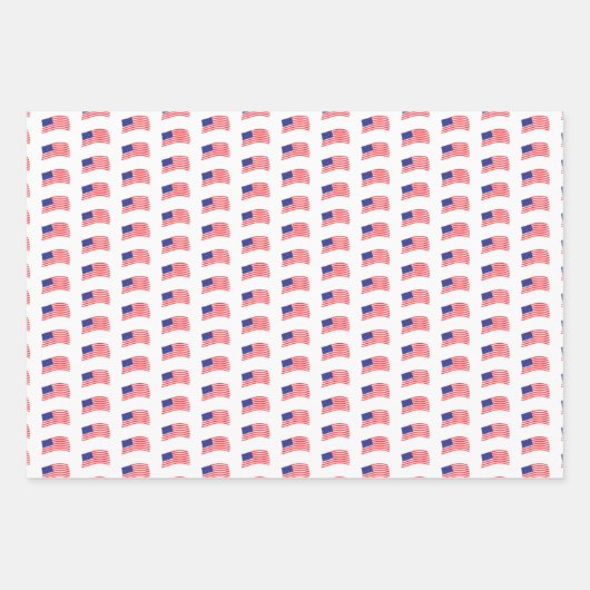 USA-Flagge Geschenkpapier Set (Vorderseite 2)