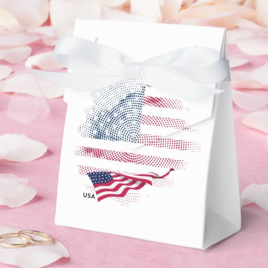 USA-Flagge Geschenkschachtel (Hochzeit)