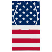 USA-Flagge Geschenktüten Kleine Geschenktüte (Rückseite)