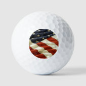 USA-Flagge Golfball (Vorderseite)