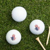 USA-Flagge Golfball (Insitu Gras)