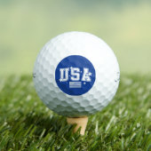 USA-Flagge Golfball (Insitu T-Shirt)