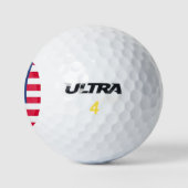 USA-Flagge Golfball (Logo)