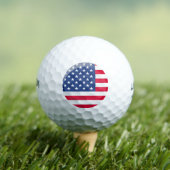 USA-Flagge Golfball (Insitu T-Shirt)