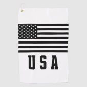 USA-Flagge  Golfhandtuch (Vorderseite)