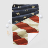 USA-Flagge Golfhandtuch (Insitu)
