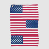 usa-Flagge Golfhandtuch (Vorderseite)