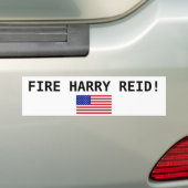 USA-Flagge-Groß, FEUER HARRY REID! Autoaufkleber (Auf Auto)