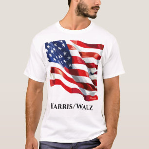 USA flagge Harris/Walz T-Shirt